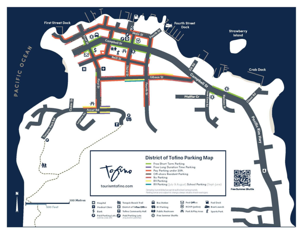 tofino parking map